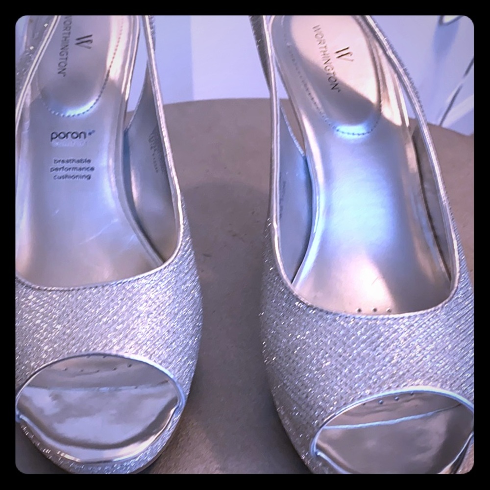 Silver heels